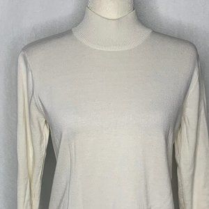 Vintage 90s Liz Sport Mock Neck Knit Sweater 45PE